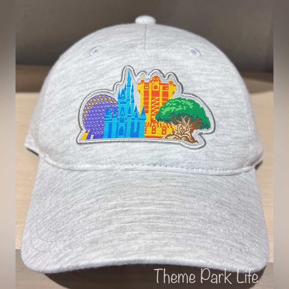Walt Disney World Four Parks Caslte Epcot Studios Adult Baseball Hat Cap NEW